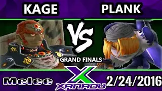 S@X 138 - Kage The Warrior (Ganondorf) Vs. Plank (Sheik) SSBM Grand Finals - Smash Melee