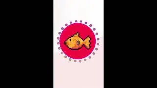 [Pixel Art Game] - Fish Animation -  #Shorts
