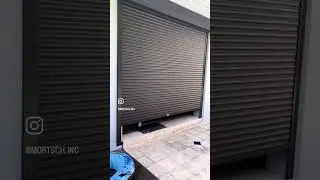 Motorized Roll Shutter.
