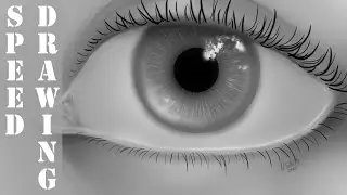 Black & White Eye I Speed Drawing
