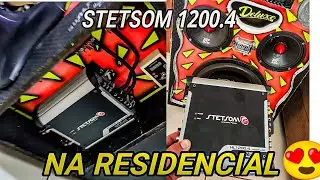 M&Oacute;DULO STETSOM 1200.4 NA CAIXA RESIDENCIAL! MUITO FORTE