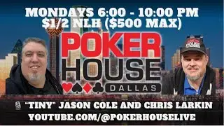 Monday Night Low Stakes $1/2 - $500 Buy-In
