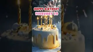 20 February Best Happy Birthday Song | Happy Birthday WhatsApp Status #shorts  #celebrationavenue