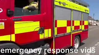 south wales fire & rescue caldicot responding to a automatic fire alarm down station road 27/5/23