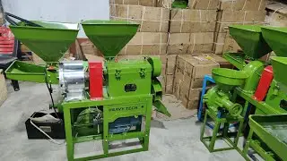 mini rice mill Kisank machinery now mobile Steel chamber