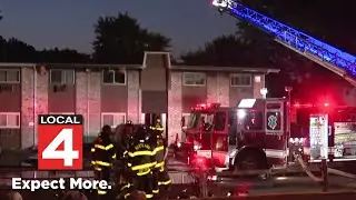Fire at apartment building in Westland under control