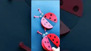 How to make Ladybugs for kids #paperkite #papercraft #diy