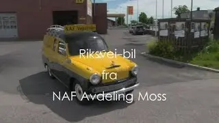 Med NAFs Austin A55 p&aring; Riksvei 6