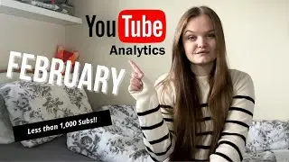 YouTube Analytics with less than 1000 Subscribers - February 2025 #analytics