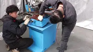 Installation of a WEISS WMD45 milling machine on a stand