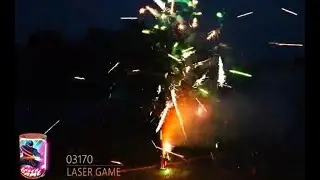 Laser Game Font&auml;ne von Lesli Feuerwerk