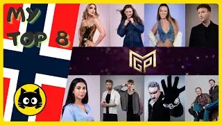 🇳🇴 Melodi Grand Prix 2026 - WILDCARD &middot; MY TOP 8 &middot; Eurogatito