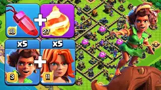 BETTER? Fireball Root Rider Valkyrie TH17 Warden Walk Fireball Legend League Attacks!
