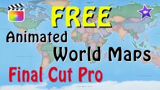 Бесплатные анимированные карты мира для Final Cut Pro.