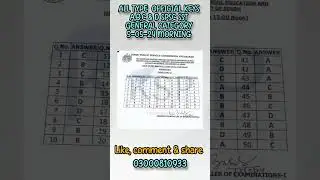 ALL TYPE OFFICIAL KEYS A,B,C & D SPSC SST GENERAL CATEGORY 5-05-24 MORNING  #TYPE #OFFICIAL #KEYS