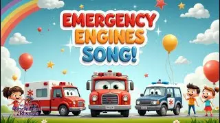 Emergency Engines Song for Kids | Fun & Friendly Rhymes | Enchanted Rhymes
