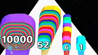 Smash Runner vs Grinder Run - ASMR Gameplay Android, iOS (Max Level, Math Games)