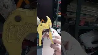 1477. PVC PIPE CUTTER (warning sign when you use it) for home project