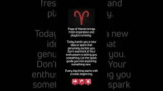 ♈ ARIES - Follow the Excitement #aries #arieshoroscope #ariestarot #astrology #shorts #fyp #zodiac