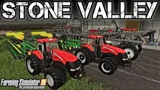 STONE VALLEY FS19! MASSIVE AMERICAN CONTRACTING WORK! | FARMING SIMULATOR 19