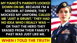 My Fiancé’s Parents Judged Me for Being a Soldier — Until They Learned Who I Really Was