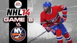 Let's Play NHL 14 - Game 8 vs New York Islanders - Tight Game!
