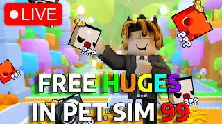 🔴LIVE🔴PET SIM 99 GIVING AWAY HUGES! COLOR DICE!🔴LIVE🔴