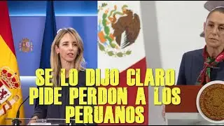 DIPUTADA ESPA&Ntilde;OLA NO SE CALLA Y LE DICE ESTO A SHEINBAUM POR PERU VS MEXICO