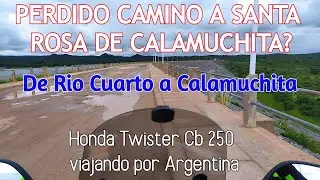 PERDIDO❓ CAMINO A CALAMUCHITA DE RIO CUARTO CORDOBA A SANTA ROSA DE CALAMUCHITA - HONDA Twister 250
