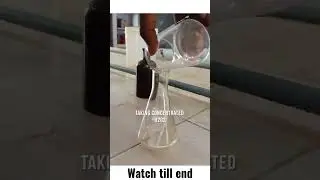 Chemistry experiment | making elephant toothpaste | Chemistry lab atrocities
