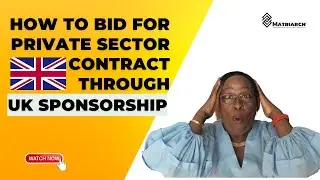 HOW TO BID FOR PRIVATE SECTOR CONTRACTS THROUGH UK SPONSORSHIP   EMPLOYERS OFFERING VISA JOBS NOW