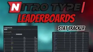 NEW Nitro Type Stat Tracker + LEADERBOARDS!