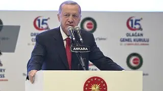 Cumhurbaşkanı Erdoğan, HAK-İŞ Genel Kurulu’nda konuşuyor