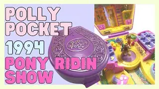 TOY TOUR: 1994 Polly Pocket Pony Ridin' Show | Vintage Bluebird Polly Pocket Collection