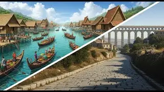 Perbandingan Infrastruktur Kuno: Pelabuhan Laut Sriwijaya vs  Jaringan Jalan Romawi