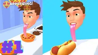 Lick Food - Gameplay | All Levels 1 - 25(Android, İos)