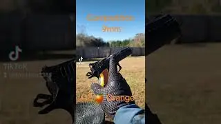 #cz #fun # orange # shooting #sports # safety #9mm