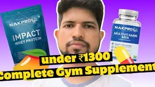Nakpro Impact Whey Mango & Nakpro Multivitamin 