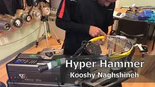 Time Lapse: How to String a Wilson Hyper Hammer Tennis Racquet