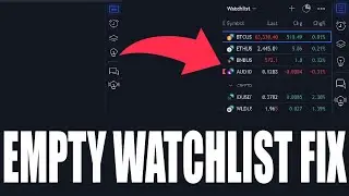 Fix TradingView Not Showing Watchlist