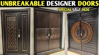 Unbreakable Designer Doors Collection of 2026 | Entrance Doors Room Doors UPVC Windows Sliders