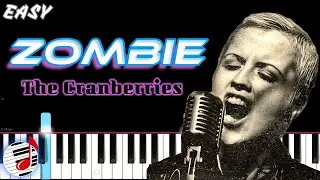Zombie (Lyrics Piano) By The Cranberries | EASY Piano Song Tutorial