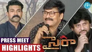 Sye Raa Narasimha Reddy Teaser Launch And Press Meet Event Hilights || Chiranjeevi || Ram Charan