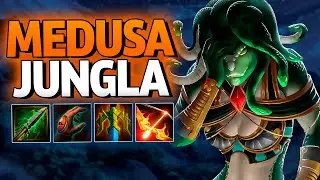 ABSOLUTE DOMINATION WITH JUNGLE MEDUSA - SMITE 2 in SPANISH