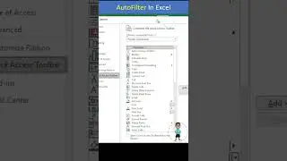 AutoFilter in Excel #excel #exceltips #exceltutorial #msexcel #msexcelfullcourse #microsoftexcel