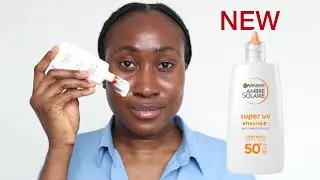Обзор Garnier Ambre Solaire Super UV с витамином C SPF 50+ для темной кожи | @TamunoAbbey