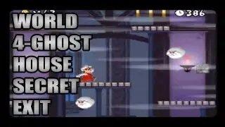 New Super Mario Bros DS World 4 - Ghost House Secret Exit