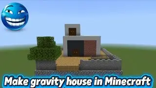 Make a gravity house in Minecraft😱 ll #video #minecraft 