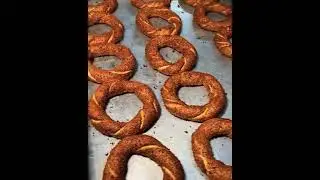 Турецкий Симит!Самая популярная булочка в Турции 🔥