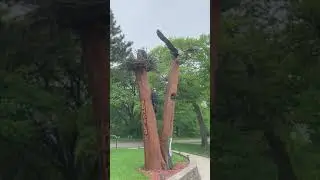 Site Carving - Eagle and Nest - Custom - Benson Bungalow